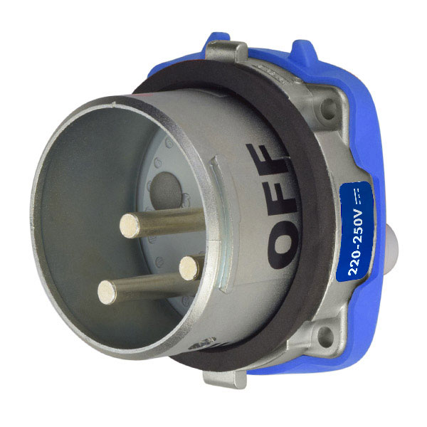 36-68209-HAZ - DSDC6 INLET METAL SIZE 4 TYPE 4X 2P+G 60A 250 VDC